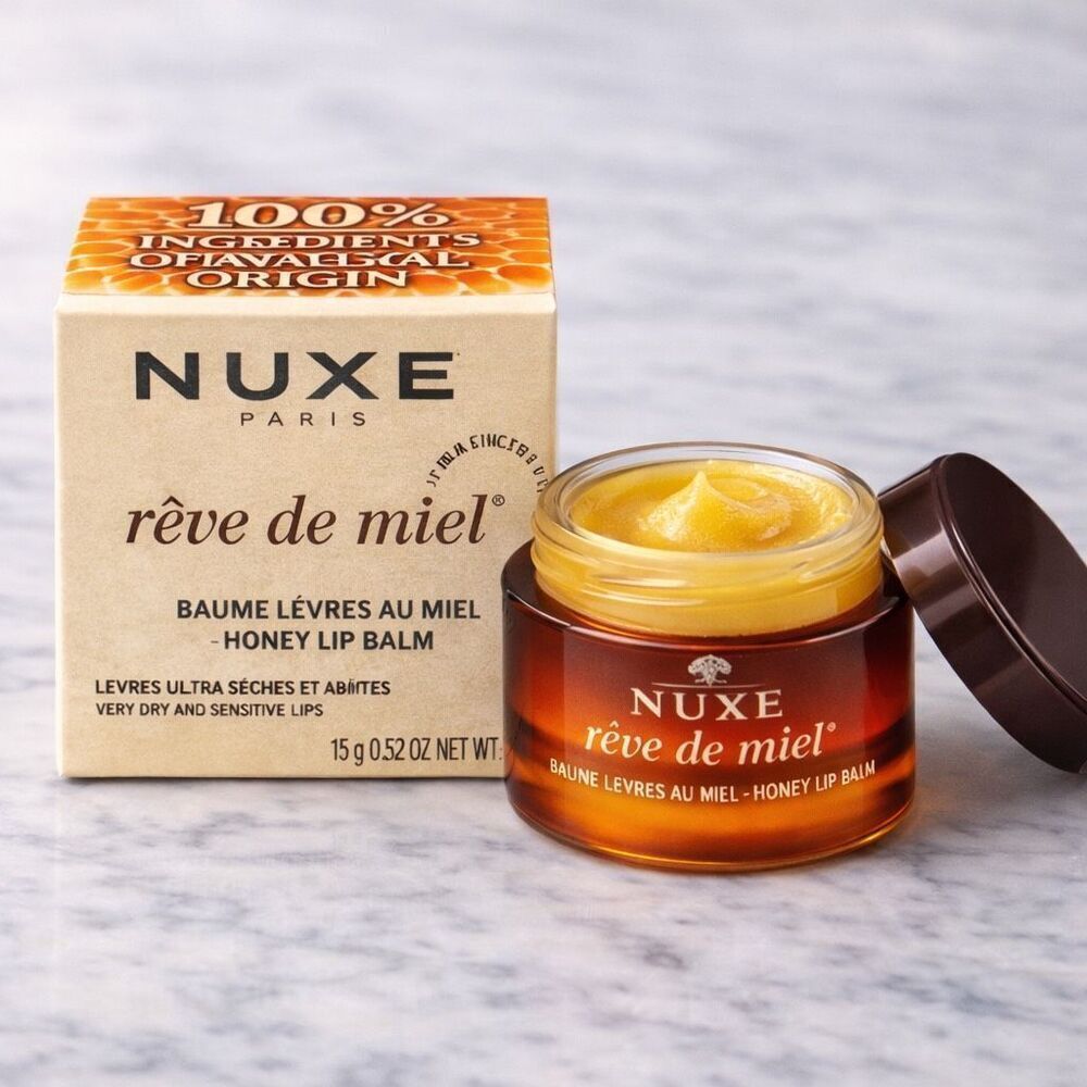 NUXE Rêve de Miel Honey Lip Balm 15g French Pharmacy Repair Dry Lips New in Box